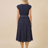 Midnight Grace Midi Dress