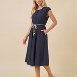 Midnight Grace Midi Dress