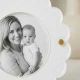 Mini White Circle Frame