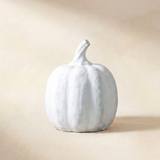 Mini White Terracotta Pumpkin