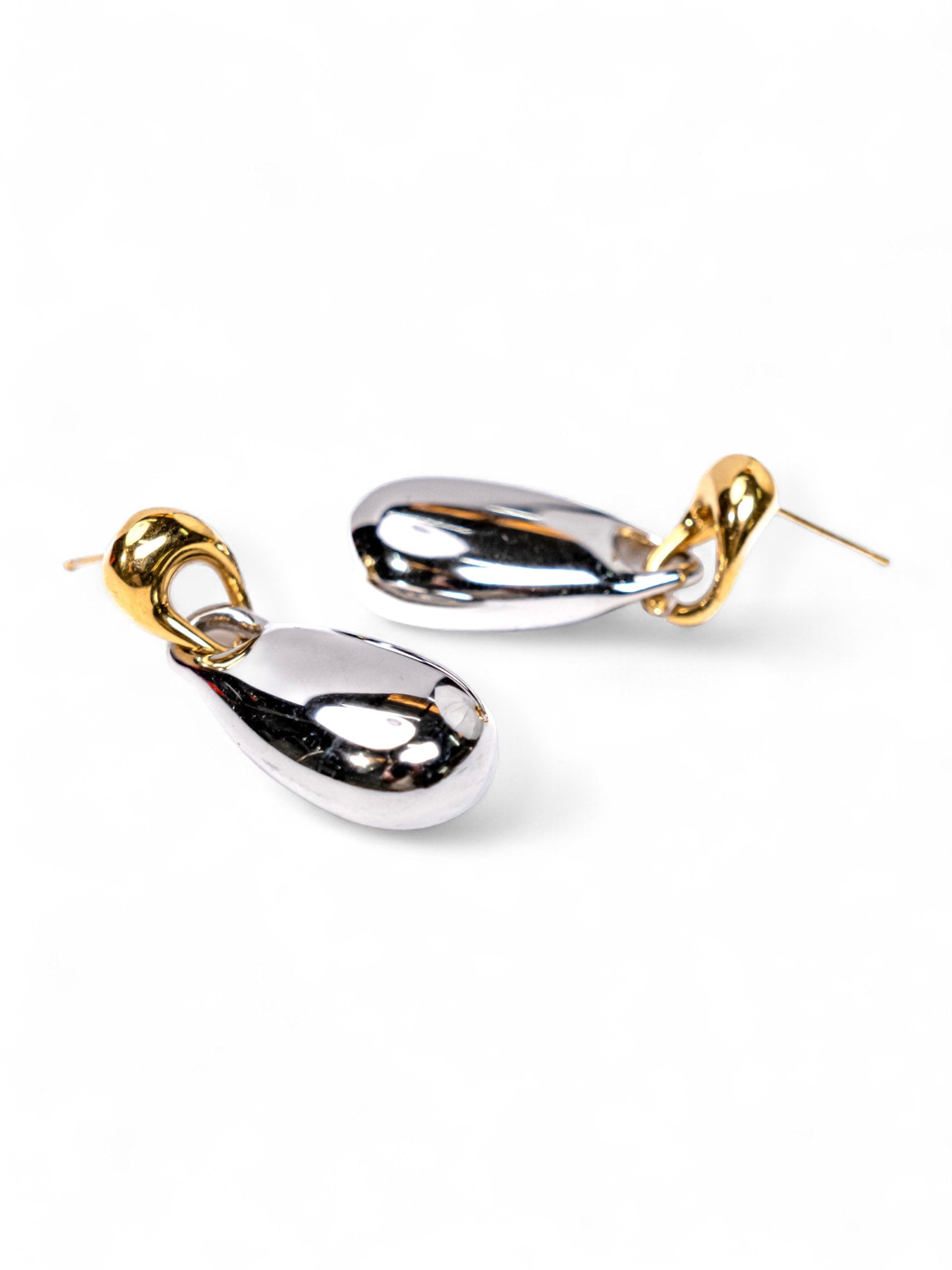 My Sister's Cottage | Waterproof | Mixed Metal Drop Earrings (detail view 4)