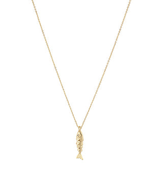Moveable Fish Necklace