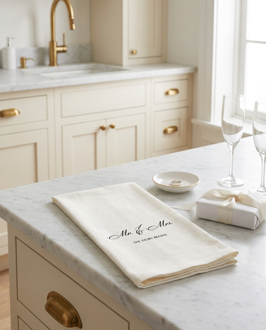 Mr and Mrs. Tea Towel