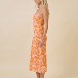 Mykonos Sunset Midi Dress – Greek-Inspired Midi Dress for Women (detail view 3)