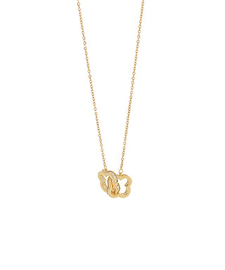 Linked Open Clover Necklace