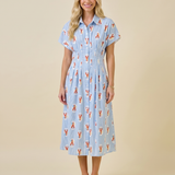 Nantucket Lobster Midi Dress