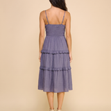 Navy Haze Midi Dress