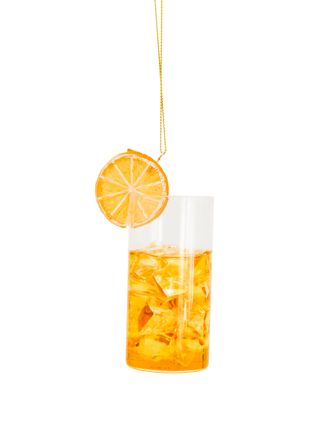 Negroni Highball Cocktail Ornaments