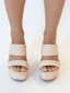 Nude Jane Wedges