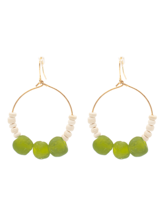 Olive Sea Coast Earrings