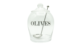 Olives Glass Jar