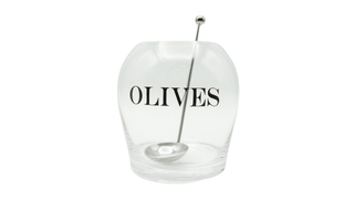 Olives Glass Jar