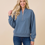 On the Go Half Zip Pullover