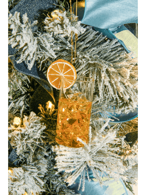 Negroni Highball Cocktail Ornaments