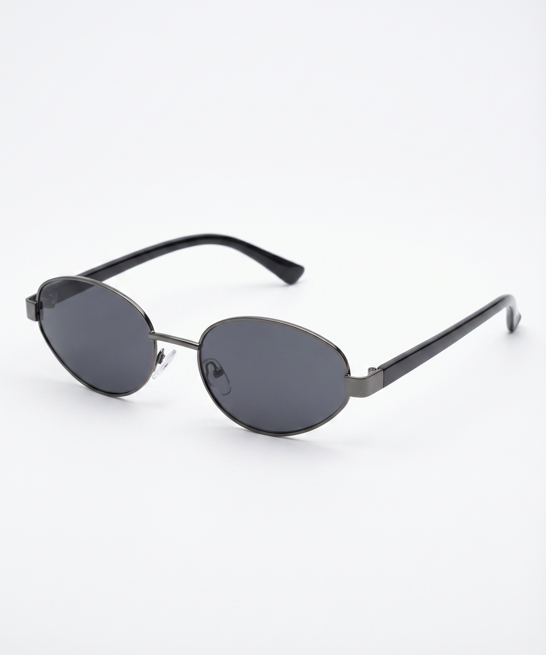 Oval Metallic Frame Sunglasses (detail view 6)
