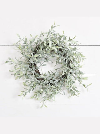 Wispy Dusted Wreath