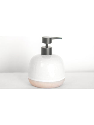 Round Ceramic Soap Pump