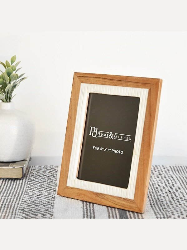 Wood & Marble Picture Frame