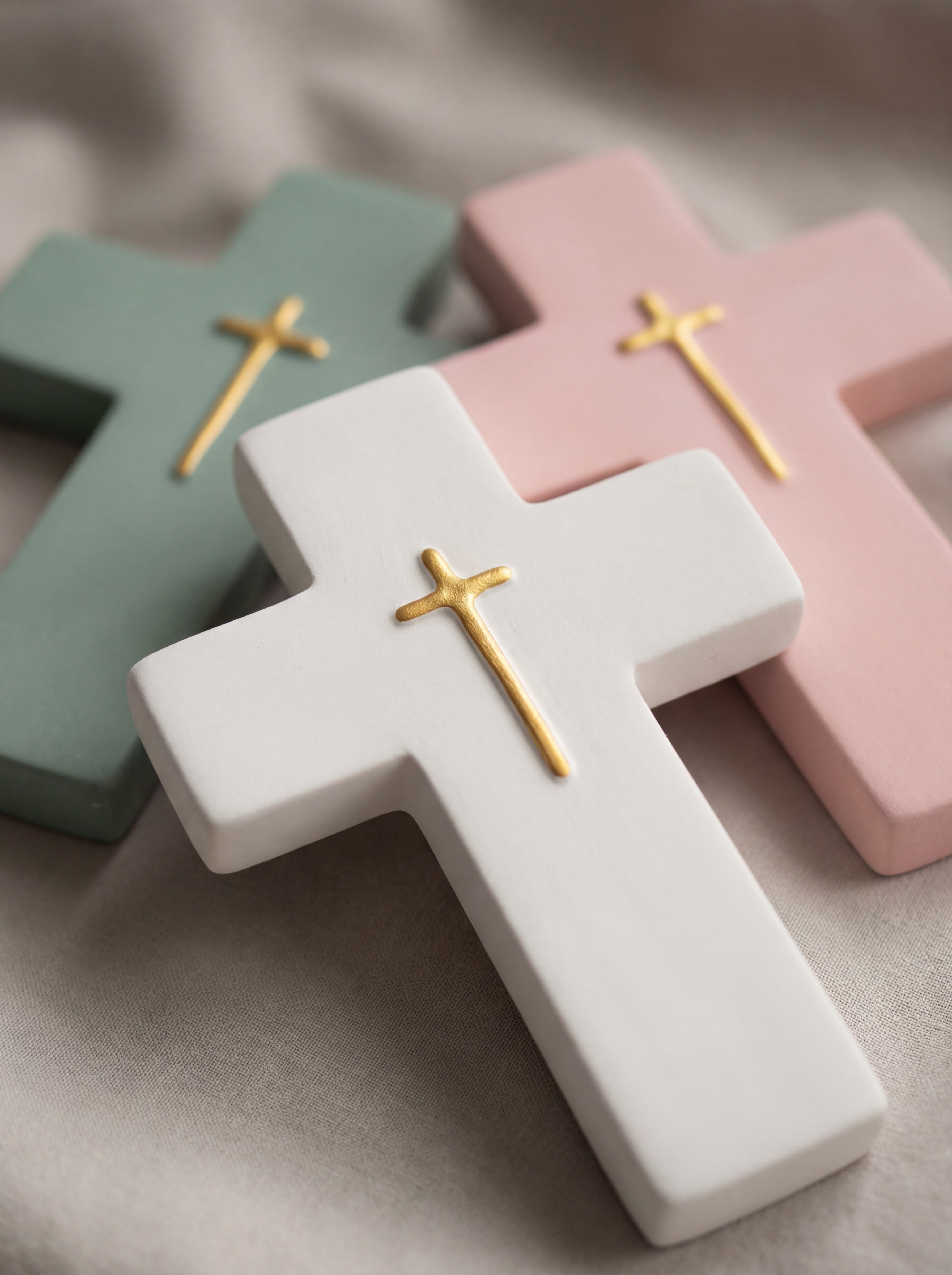 Painted Resin Crosses