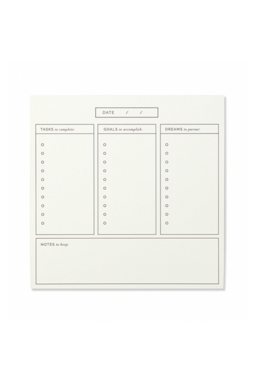 Perfect Day Planner Pad