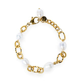 My Sister's Cottage | Waterproof | Chunky Freshwater Cultured Pearl Station Bracelet