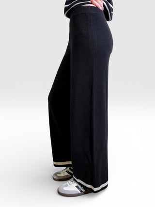 Stripe Detail Knit Pull-On Pants