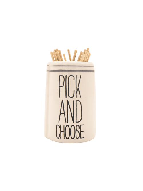 Pick and Choose Funny Toothpick Holders