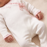 Pink Hello Baby Sleeper