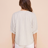Pinstripe Blouse (detail view 3)
