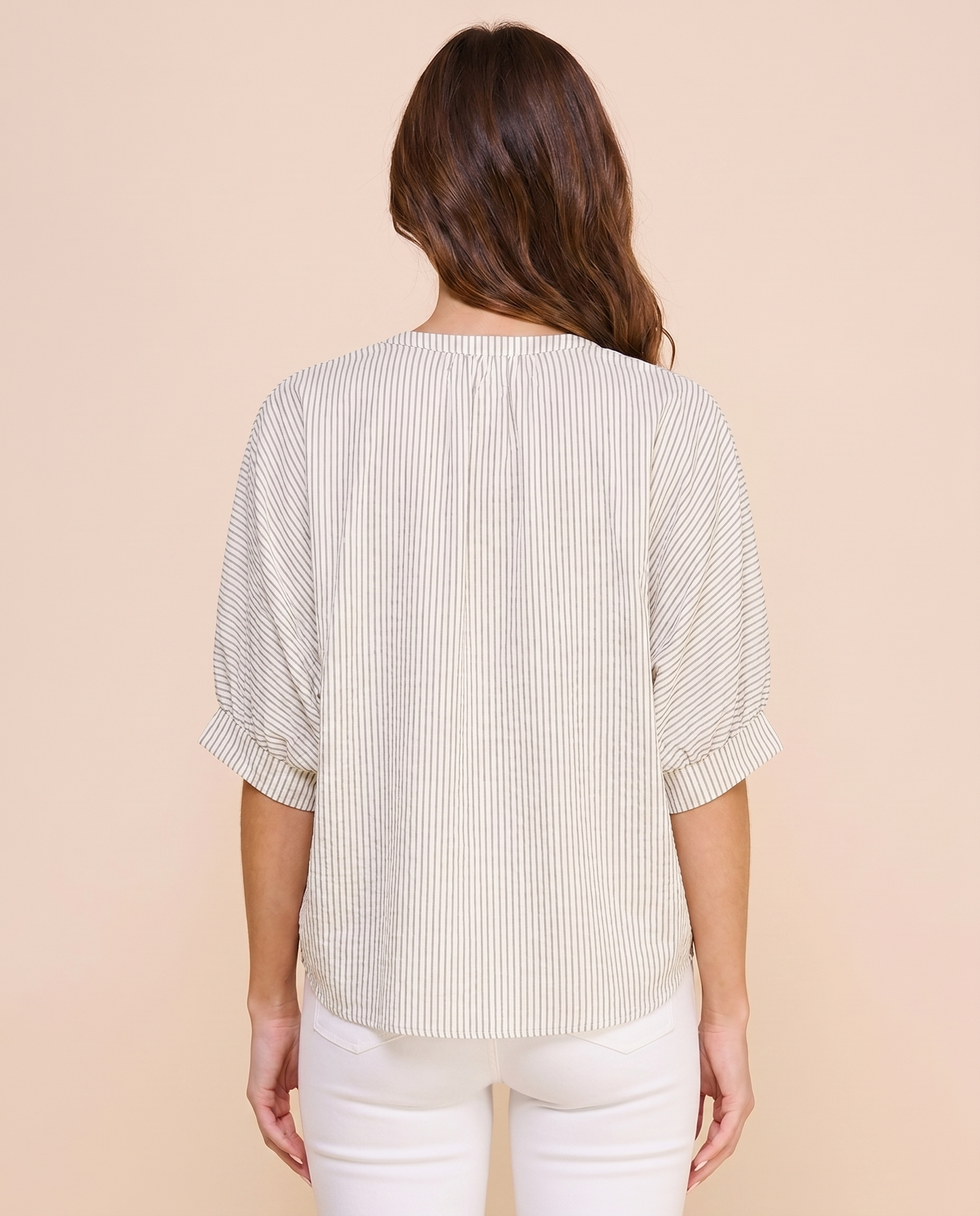 Pinstripe Blouse (detail view 3)