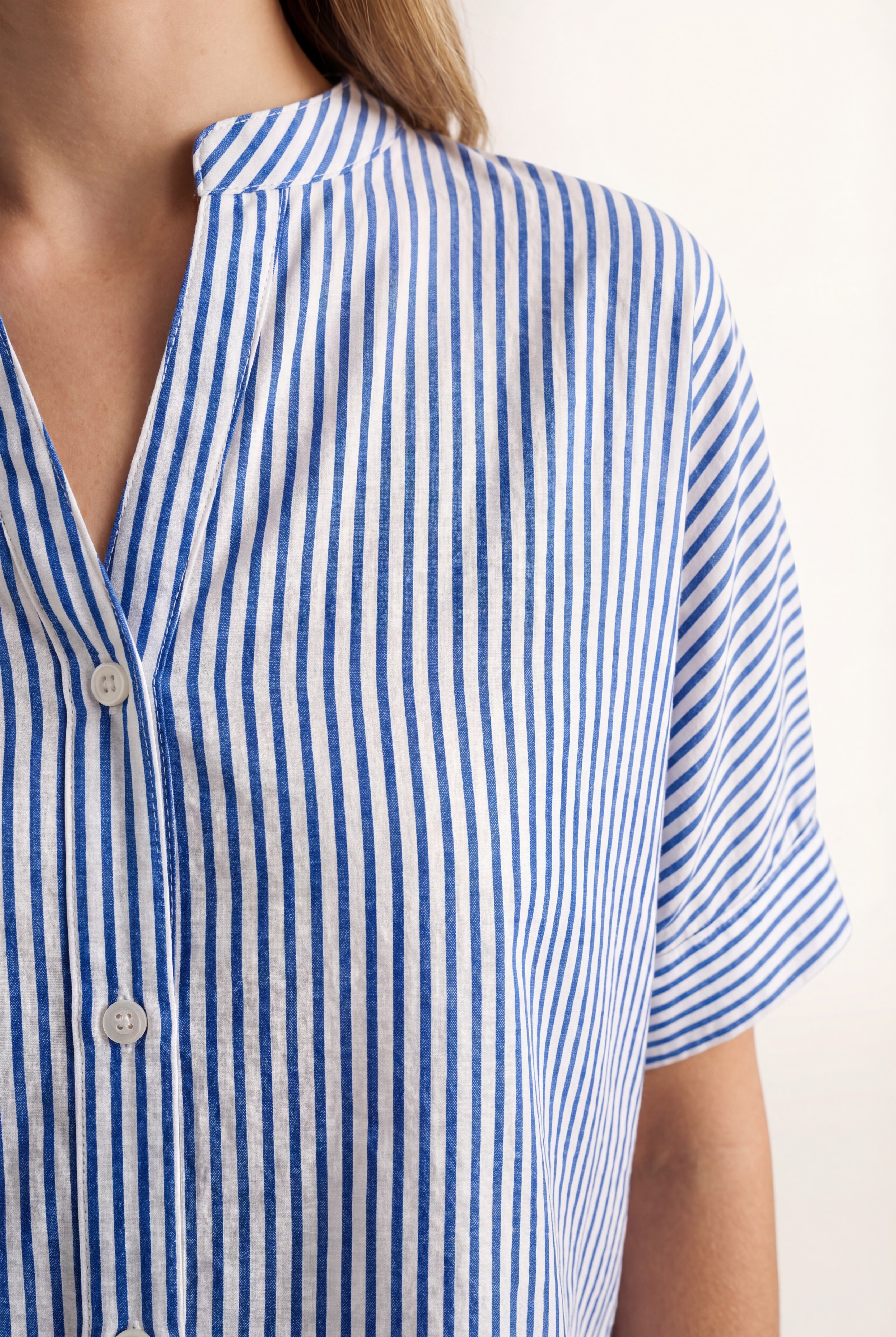 Pinstripe Blouse (detail view 5)