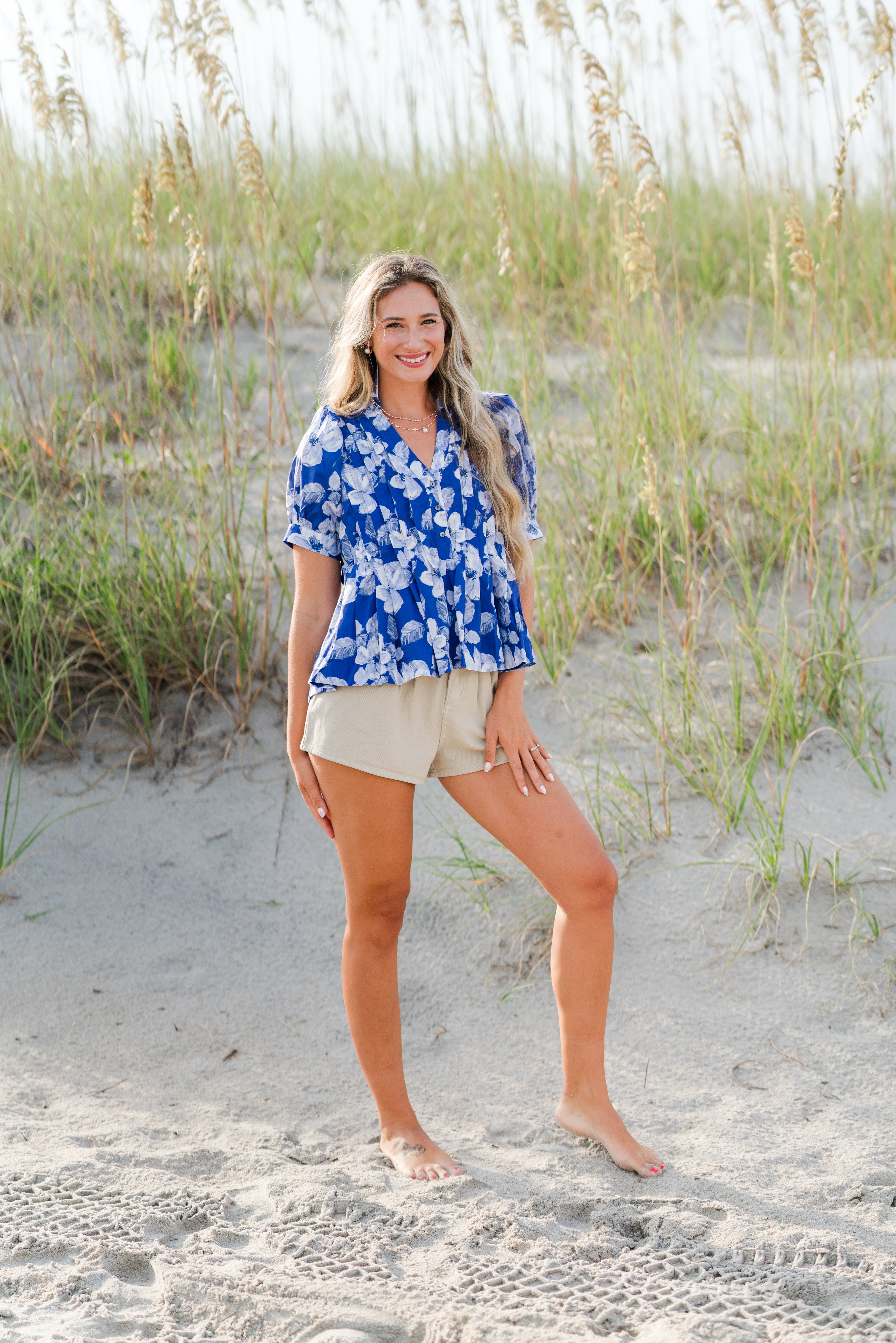 Pleated Front Detail Shorts (detail view 2)