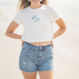 High Rise Denim Short