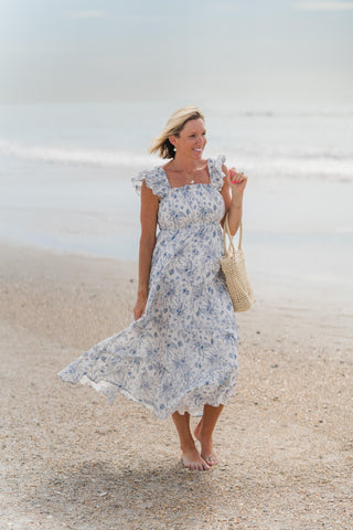 Smocked Tiered Dress