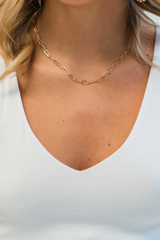 Paperclip Chain Necklace
