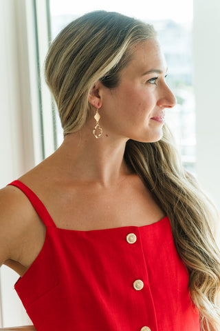 Linked Duo Clover Earrings