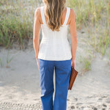 Cropped Front Pocket Pants