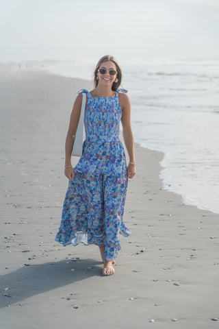 Floral Smocked Sundress
