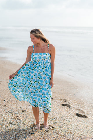 Hydrangea Midi Dress