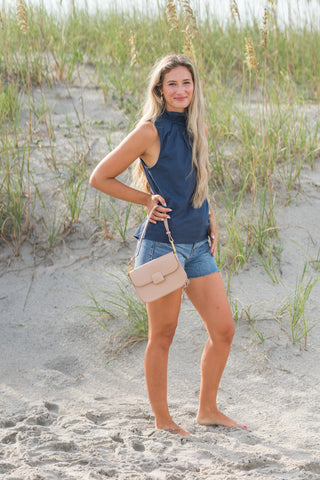 High Rise Frayed Short