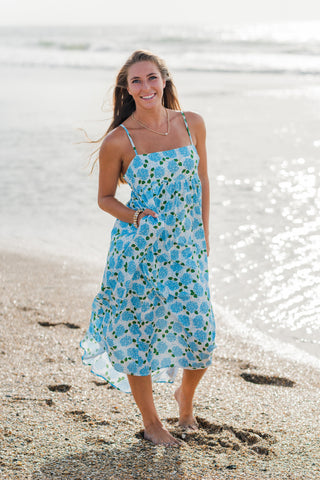 Hydrangea Midi Dress