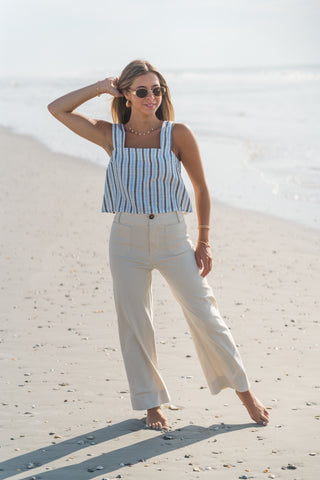 Striped Pattern Top
