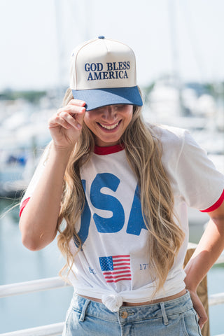 USA Ringer Tee
