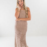 Cotton Crochet Maxi Tank Dress