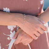 Layered Glass Bead Bracelet