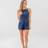 Sleeveless Square Neck Romper