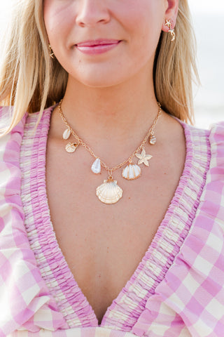 Shell & Sealife Charm Necklace