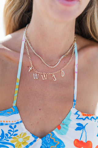 WWJD Charm Necklace