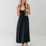 Sleeveless Flare Midi Dress