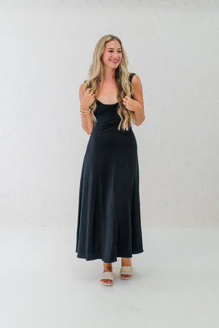 Sleeveless Flare Midi Dress